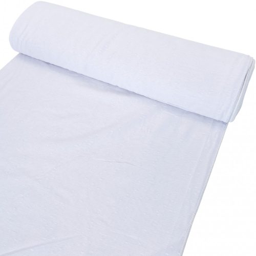 Hópehely voile, fehér, 280 cm