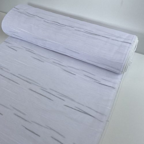 Pálcikás, fehér alapon szürke és fehér, 280 cm