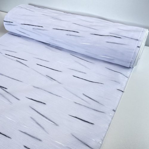 Pálcikás, fehér alapon fekete és fehér, 280 cm