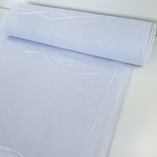 Caria, fehér alapon fehér, 280 cm