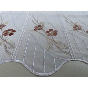 Cece, fehér alapon mályva és krém, 60 cm 