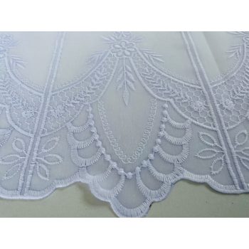 Dafne, fehér alapon fehér 60 cm 