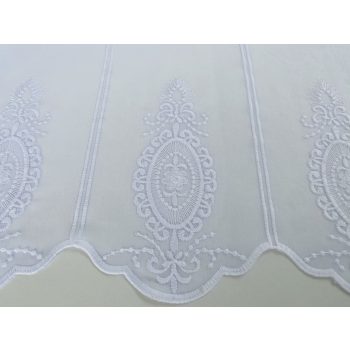 Dorota, fehér alapon fehér, 60 cm