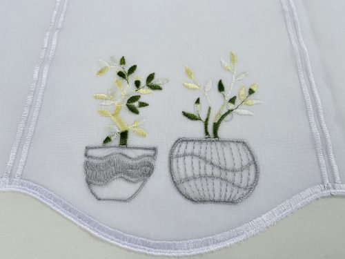 Bree, fehér alapon szürke, zöld és sárga, 60 cm 