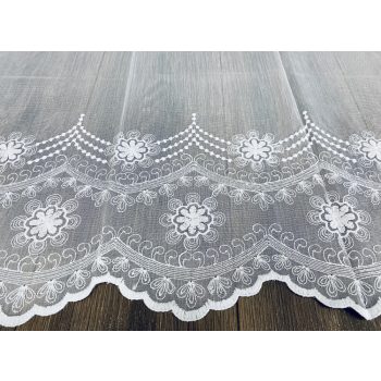 Hímzett fehér tt ALAP 280 cm